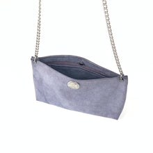 Load image into Gallery viewer, Mosaic Light Purple Goat Skin Leather Chain Bag