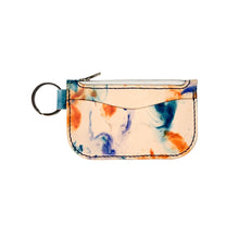 Load image into Gallery viewer, Tie Dye Violet Key Chain Zipper Wallets