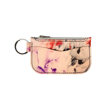 Load image into Gallery viewer, Smoke & Fire Leather Key Chain Zipper Wallet