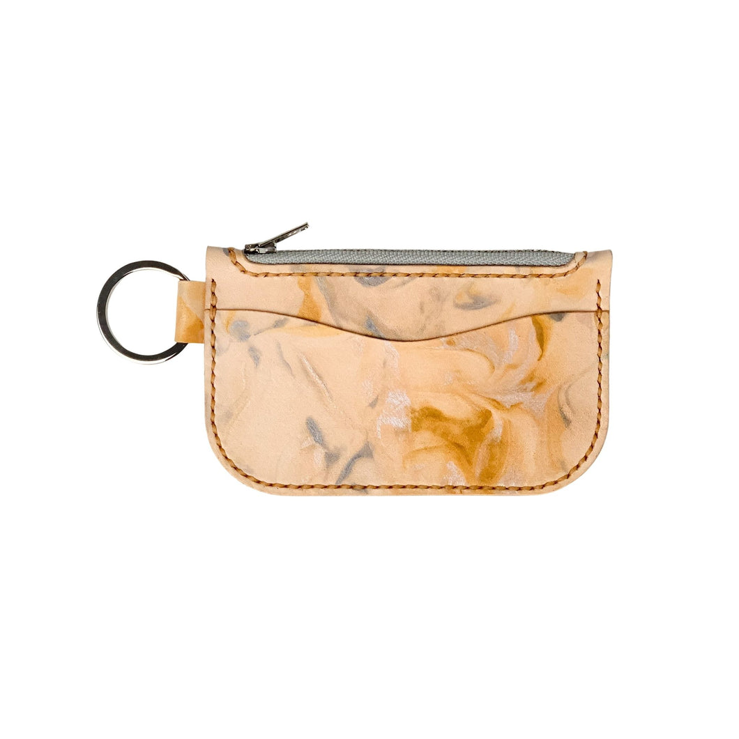Golden Summer Key Chain Zipper Wallet