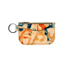 Load image into Gallery viewer, Liquid Gold Leather Key Chain Zipper Wallet
