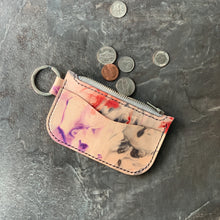 Load image into Gallery viewer, Smoke & Fire Leather Key Chain Zipper Wallet
