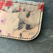 Load image into Gallery viewer, Smoke & Fire Leather Key Chain Zipper Wallet