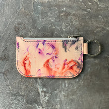 Load image into Gallery viewer, Smoke & Fire Leather Key Chain Zipper Wallet