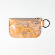 Load image into Gallery viewer, Golden Summer Key Chain Zipper Wallet