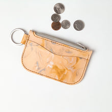 Load image into Gallery viewer, Golden Summer Key Chain Zipper Wallet
