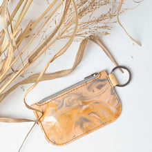 Load image into Gallery viewer, Golden Summer Key Chain Zipper Wallet