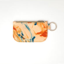 Load image into Gallery viewer, Liquid Gold Leather Key Chain Zipper Wallet