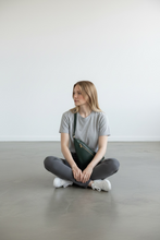 Load image into Gallery viewer, Leather Triangle Sling Travel Bag
