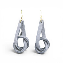 Load image into Gallery viewer, Leather Knot Earrings
