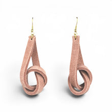 Load image into Gallery viewer, Leather Knot Earrings
